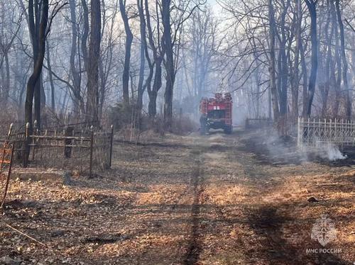 Во Владикавказе бушующему в районе Госпитального кладбища пожару присвоен повышенный ранг сложности Во Владикавказе бушующему в районе Госпитального кладбища пожару присвоен повышенный ранг сложности