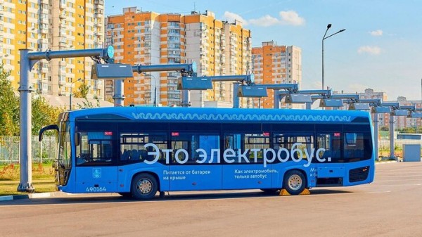 Собянин: еще 117 ультрабыстрых зарядок для электробусов установят в Москве Собянин: еще 117 ультрабыстрых зарядок для электробусов установят в Москве